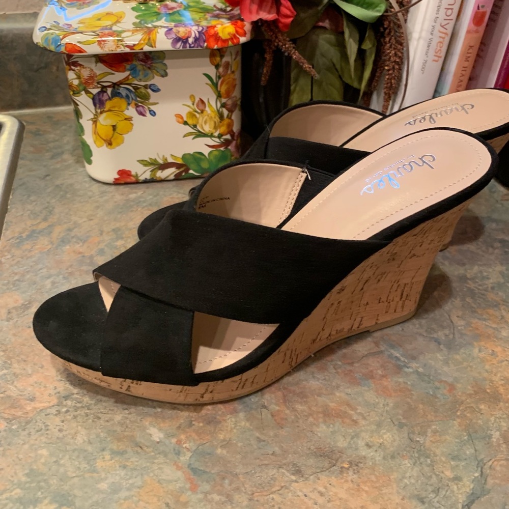 Charles by Charles David Latrice cork wedge